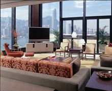 InterContinental Hong Kong's Presidential Suite - Duplex Living Room