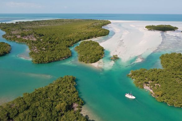 Snipes Keys in the Lower Keys are part of the Florida Keys National Marine Sanctuary