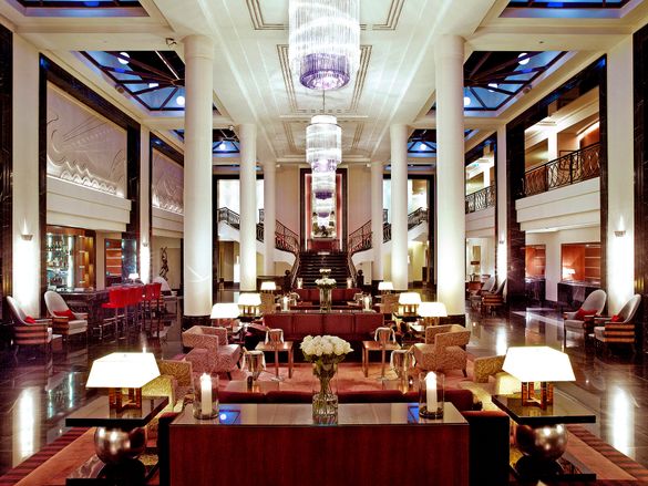 Lobby at Corinthia Hotel St Petersburg