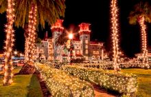 Lightner Museum is one of the highlights of St. Augustine's Nights of Lights. 