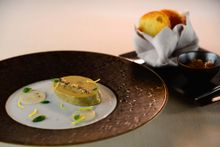 SPOON by Alain Ducasse -  Preserved Duck Foie Gras from Les Landes, Cedrat Lemon (Chateau Pichon-Lelande Wine Dinner)