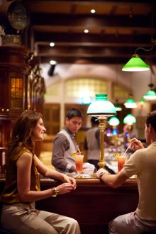 Raffles Hotel Singapore - Long Bar home of the Singapore Sling