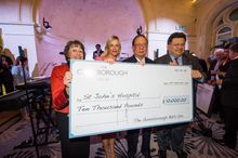 The Gainsborough Bath Spa presents GBP10,000 donation to St John's Hospital dedicated to caring for the local community