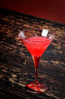 W Taipei Halloween cocktail - Blood & Bubble