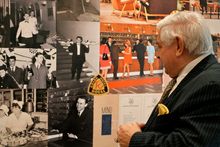 Corinthia Hotel Budapest’s Tibor Meskál looking back at photos of him at the hotel in the 1960’s