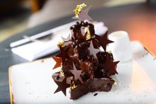 InterContinental Hong Kong - Chocolate Christmas Tree in the Lobby Lounge