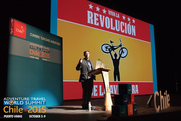 ATTA President Shannon Stowell gives opening remarks at the 2015 Adventure Travel World Summit in Puerto Varas, Chile ATTA President Shannon Stowell gives opening remarks at the 2015 Adventure Travel World Summit in Puerto Varas, Chile