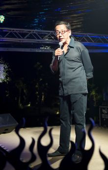 Mr. KP Ho as he addressed the crowd