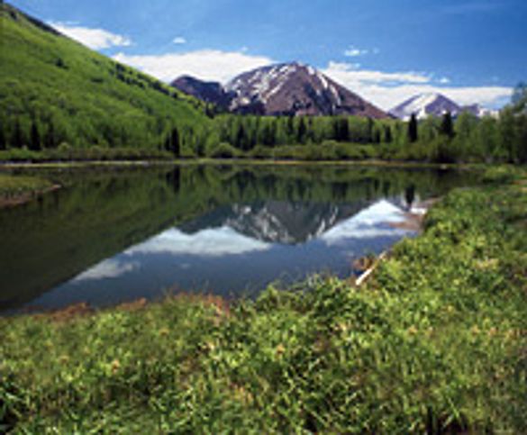 Warner Lake - La  Sal Mountains