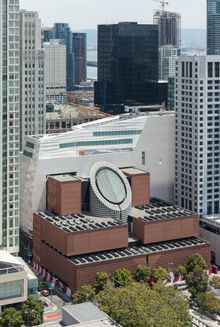SFMOMA, Snøhetta expansion and Mario Botta building. 