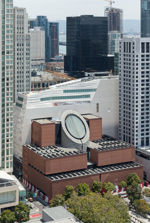 SFMOMA, Snøhetta expansion and Mario Botta building. 