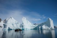Zodiac Cruising in Antarctica