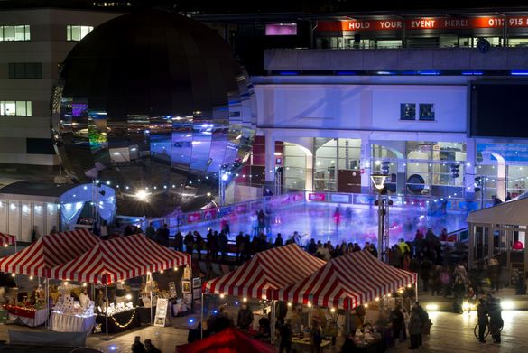 At-Bristol Science Centre's Ice Rink and Christmas marketings 