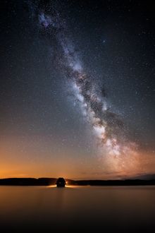 Milky Way above Kielder Water & Forest Park