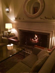 Congham Hall: Roaring fires