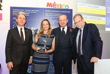 From L to R: David Hosking, Director, The TreadRight Foundation; Céline Cousteau, Ambassador, The TreadRight Foundation;  Brett 
