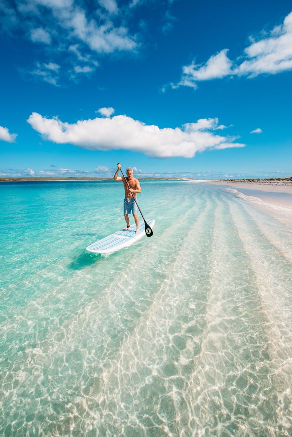 SUP-ing at Dirk Hartog Island in Australia's Coral Coast