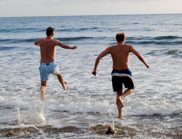 Rosevine Swimmers on Boxing Day