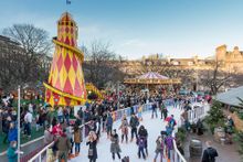 Winter celebrations in Edinburgh's  East Princes Street Gardens