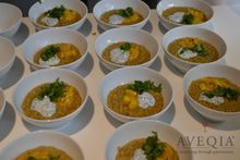A sample of some of the delicious food we had at the launch of the Nevis Mango Festival at Aveqia. Honestly Healthy's Spiced Dha
