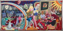 Grayson Perry, Expulsion from Number 8 Eden Close from the series The Vanity of Small Differences, 2012, wool, cotton, acrylic, 