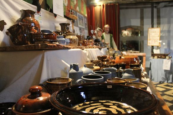 Just some of the handmade items on offer at Barley Hall's Festive Medieval Market