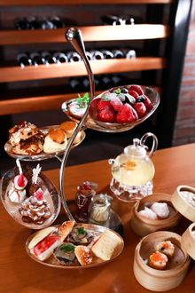 Grand Hyatt Macau Lobby Lounger Afternoon Tea Set 
