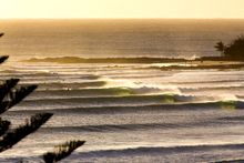 Mick Fanning’s favourite surf break, Snapper Rocks. Photo courtesy of Sean Scott