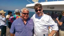 Kimberley Quest owner Jeff Ralston and Stokehouse Chef Richard Ousby