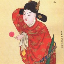 Shengpingshu lianpu (detail) 19th century, National Library of China, Beijing.