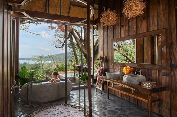 Bird's Nest Pool Villa Bathroom