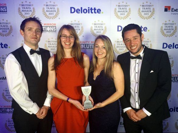 Oliver Masters, Michelle Allen, Amy Head an Nick Bonnett of Toad Hall Cottages