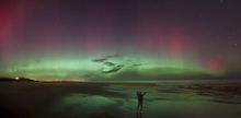 Aurora Borealis at Cresswell Beach