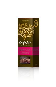 Sweet and succulent, Zaytoun Medjoul Dates are grown in the sunshine on the outskirts of Jericho, just down the road from Bethle