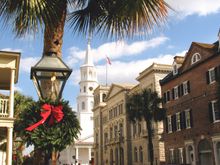 Holiday Decorations in Charleston