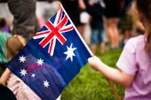 Australia Day in the Park in Canberra.