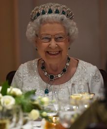The Queen at the CHOGM 2015 Dinner