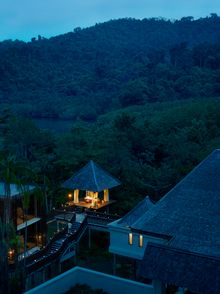 Spa Village Gaya Island, seamlessly integrated within the mangroves at Gaya Island Resort