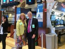 Janet and Nick in the New York Stock Exchange