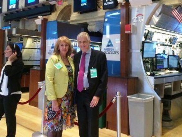 Janet and Nick in the New York Stock Exchange