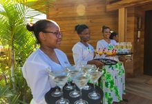 Guests Were Greeted by Cocktails and Refreshments