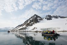 Cruising Spitsbergen's Coastline