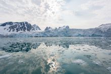 Glacier in Spitsbergen - Fuglfjorden 