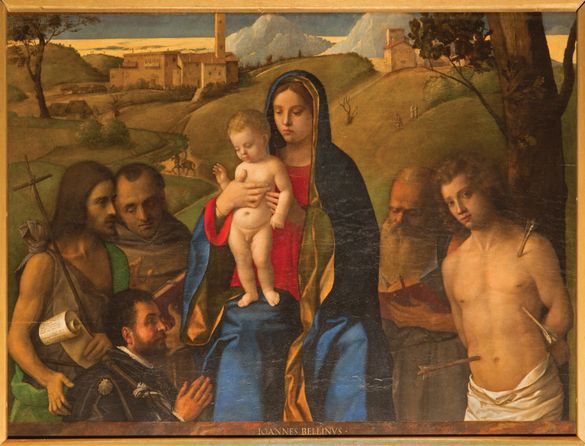 Giovanni Bellini's Madonna & Child with Saints