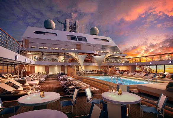 Seabourn Encore Pool Deck