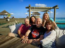 Buzz Aldrin and family