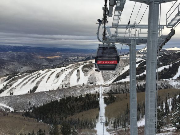 The new Quiksilver gondola, Park City