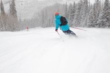 Early season powder skiing in Park City