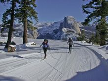 Cross Country Skiers at Glacier Point