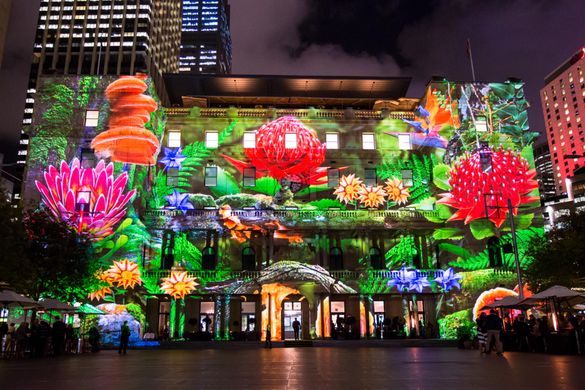 Vivid Sydney 2015 Enchanted Sydney Customs House Vivid Sydney 2015 Enchanted Sydney Customs House